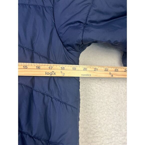 The North Face Boys' Reversible Hooded Jacket Blue Striped Size XLarge 18/20 - Picture 7 of 9